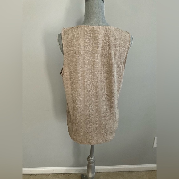 Chicos Gold Tank Top Size 2 / Large - Picture 2 of 6